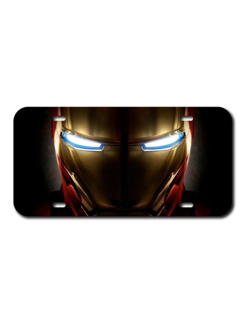 IRON MAN AVENGERS VEHICLE PLASTIC LICENSE PLATE FRONT AUTO USA MADE CAR TRUCK